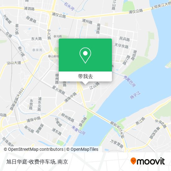 旭日华庭-收费停车场地图