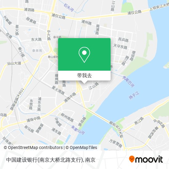 中国建设银行(南京大桥北路支行)地图