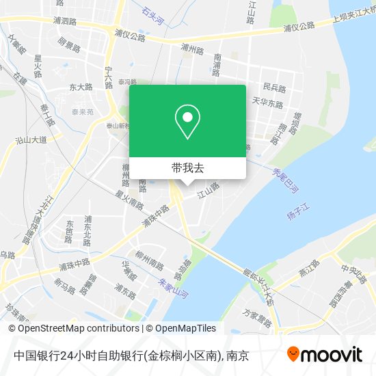 中国银行24小时自助银行(金棕榈小区南)地图