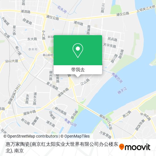 惠万家陶瓷(南京红太阳实业大世界有限公司办公楼东北)地图