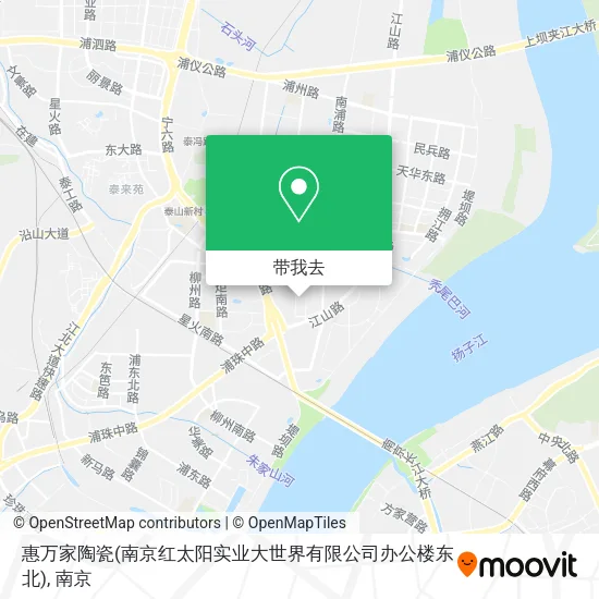 惠万家陶瓷(南京红太阳实业大世界有限公司办公楼东北)地图