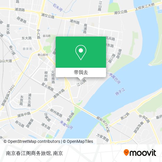南京春江阁商务旅馆地图