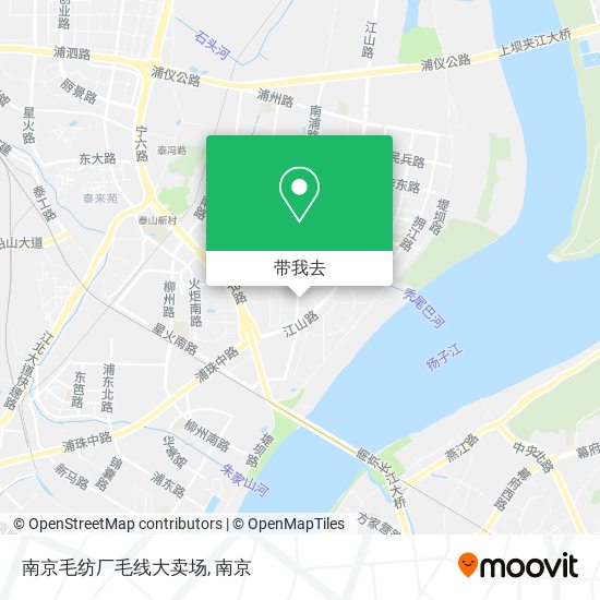 南京毛纺厂毛线大卖场地图