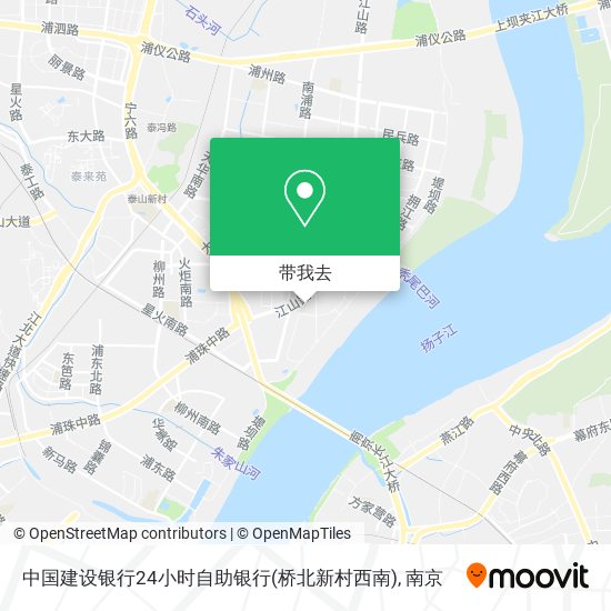 中国建设银行24小时自助银行(桥北新村西南)地图