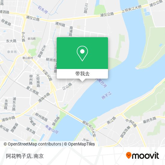阿花鸭子店地图