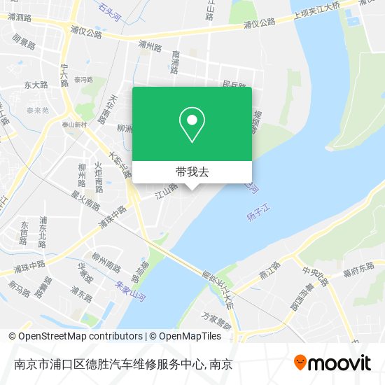 南京市浦口区德胜汽车维修服务中心地图