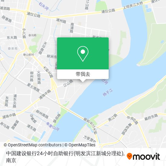 中国建设银行24小时自助银行(明发滨江新城分理处)地图