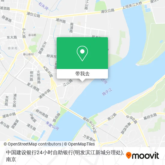 中国建设银行24小时自助银行(明发滨江新城分理处)地图