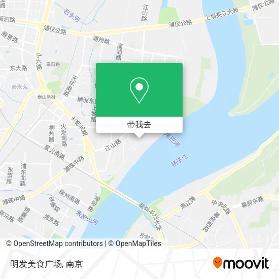 明发美食广场地图