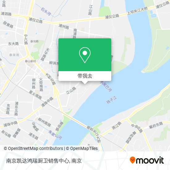 南京凯达鸿瑞厨卫销售中心地图