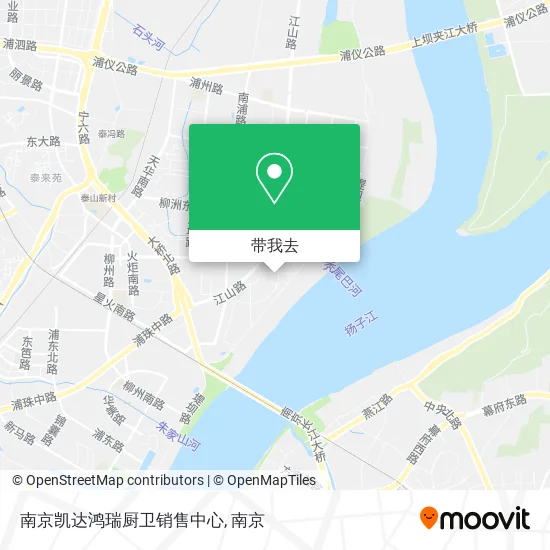 南京凯达鸿瑞厨卫销售中心地图
