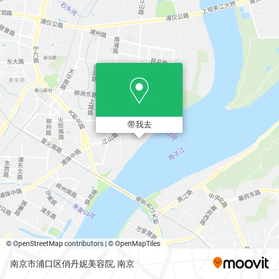 南京市浦口区俏丹妮美容院地图