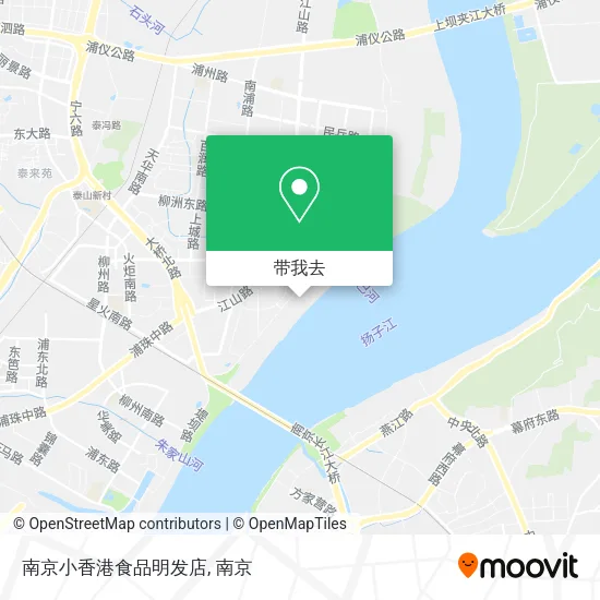 南京小香港食品明发店地图