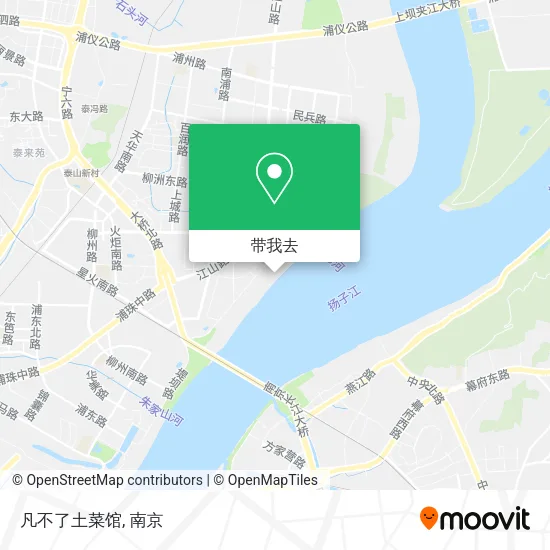 凡不了土菜馆地图
