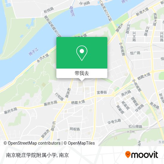 南京晓庄学院附属小学地图