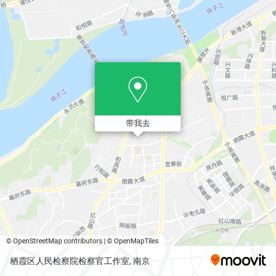 栖霞区人民检察院检察官工作室地图