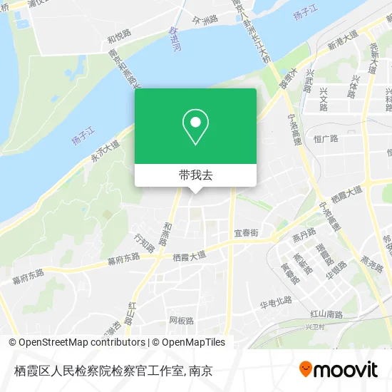 栖霞区人民检察院检察官工作室地图