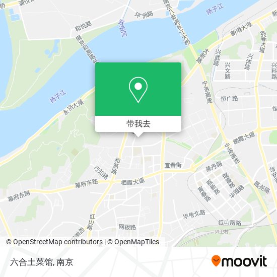 六合土菜馆地图
