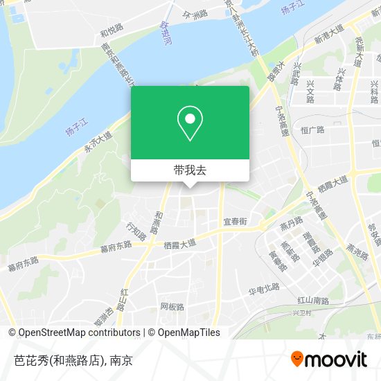 芭芘秀(和燕路店)地图