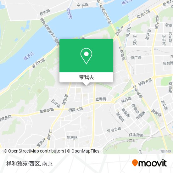 祥和雅苑-西区地图