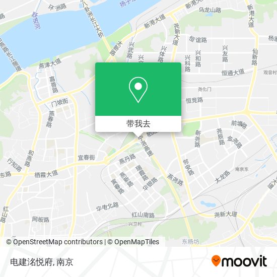 电建洺悦府地图