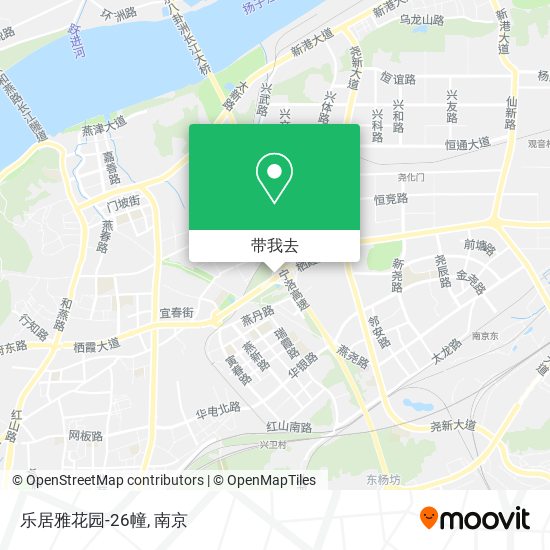 乐居雅花园-26幢地图