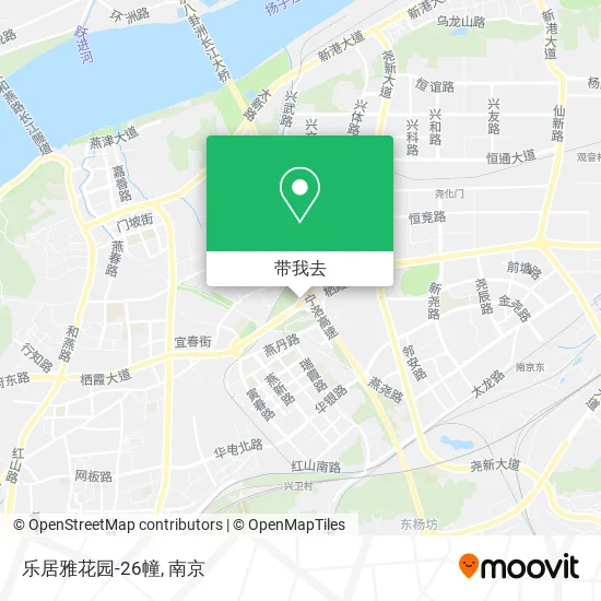 乐居雅花园-26幢地图