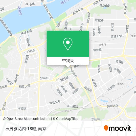乐居雅花园-18幢地图