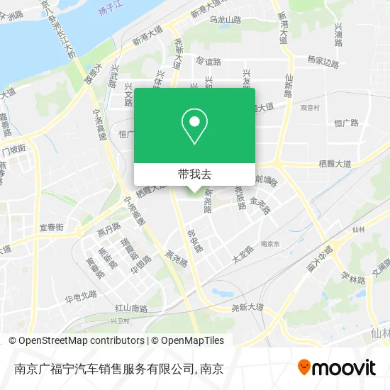 南京广福宁汽车销售服务有限公司地图