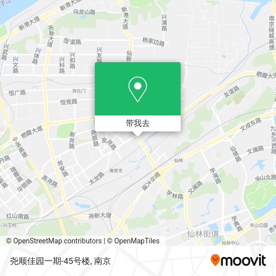 尧顺佳园一期-45号楼地图