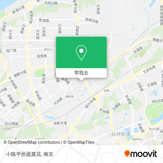 小陈平价蔬菜店地图