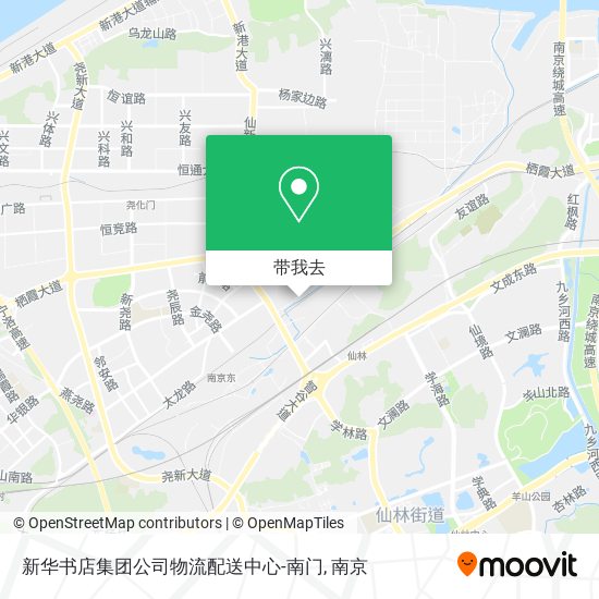 新华书店集团公司物流配送中心-南门地图
