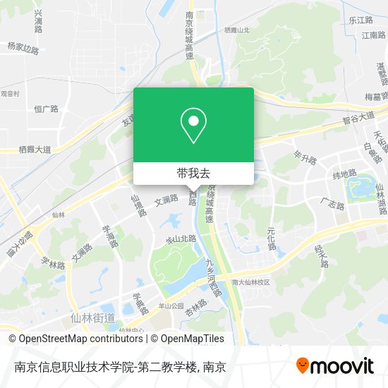 南京信息职业技术学院-第二教学楼地图