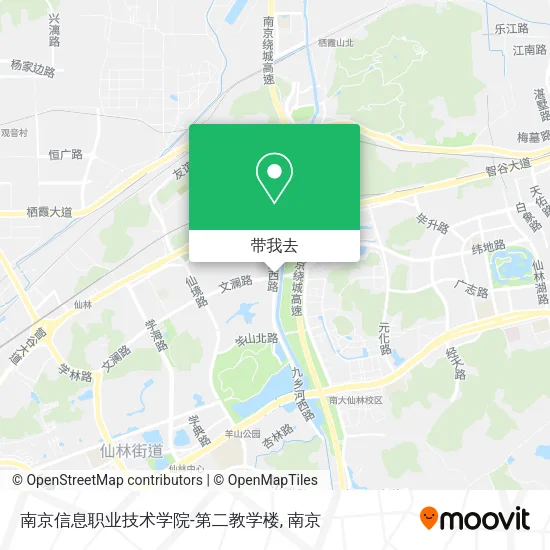 南京信息职业技术学院-第二教学楼地图