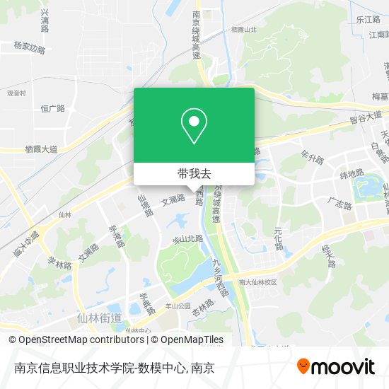 南京信息职业技术学院-数模中心地图