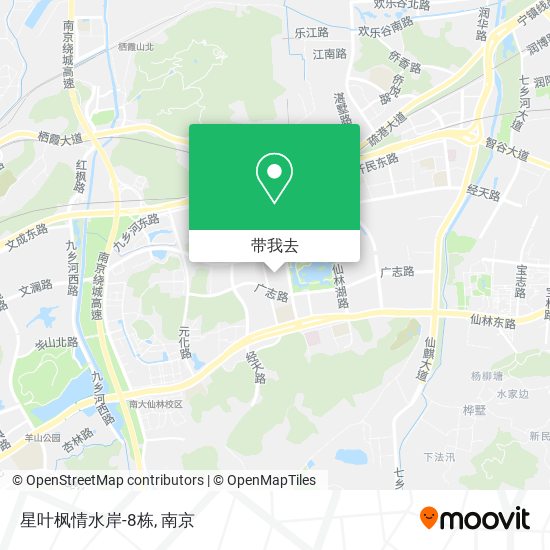 星叶枫情水岸-8栋地图