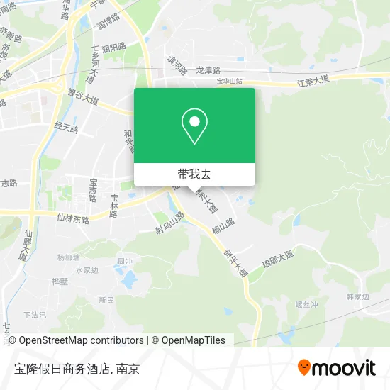 宝隆假日商务酒店地图