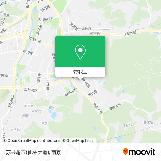 苏果超市(仙林大道)地图