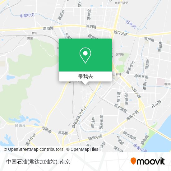 中国石油(君达加油站)地图