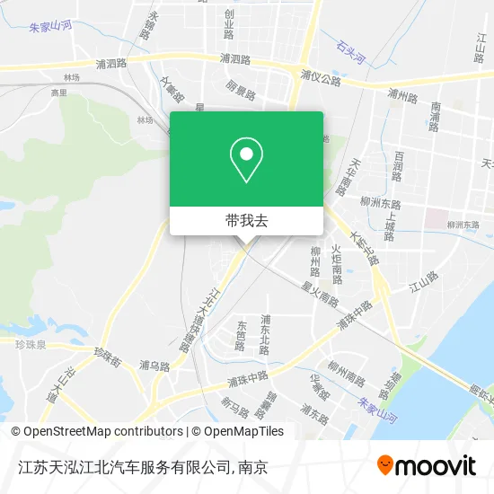 江苏天泓江北汽车服务有限公司地图