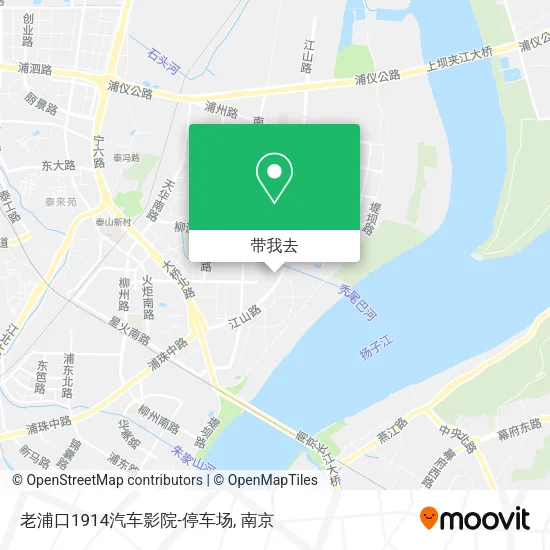 老浦口1914汽车影院-停车场地图
