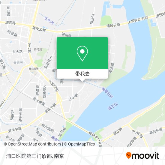 浦口医院第三门诊部地图