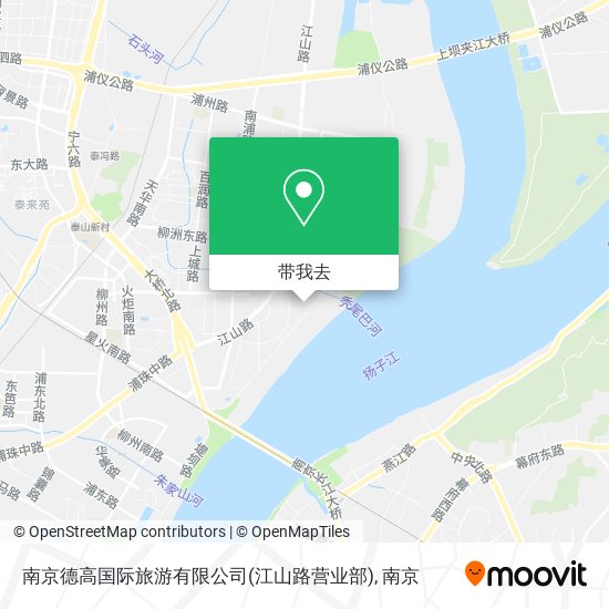 南京德高国际旅游有限公司(江山路营业部)地图