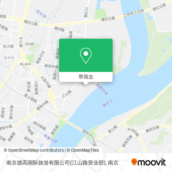 南京德高国际旅游有限公司(江山路营业部)地图