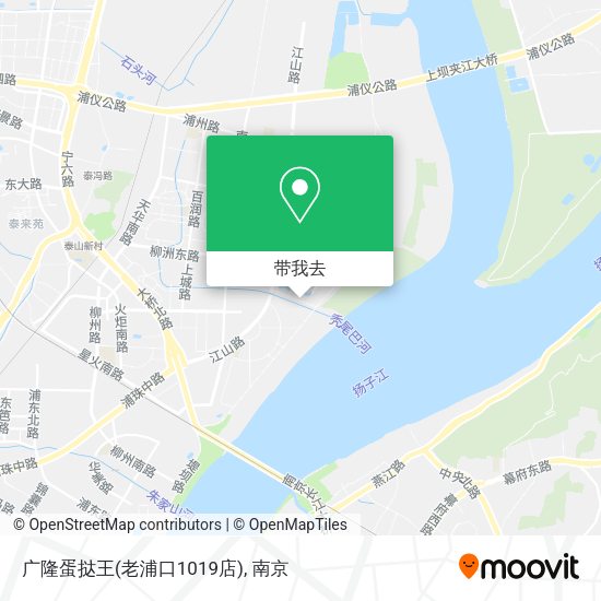 广隆蛋挞王(老浦口1019店)地图