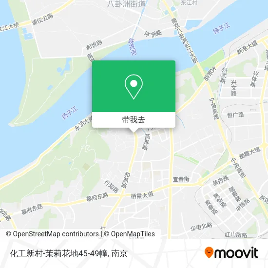 化工新村-茉莉花地45-49幢地图
