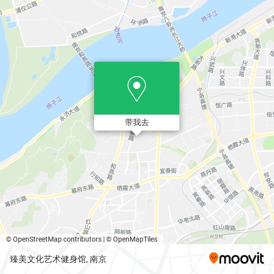臻美文化艺术健身馆地图