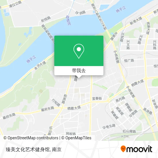 臻美文化艺术健身馆地图