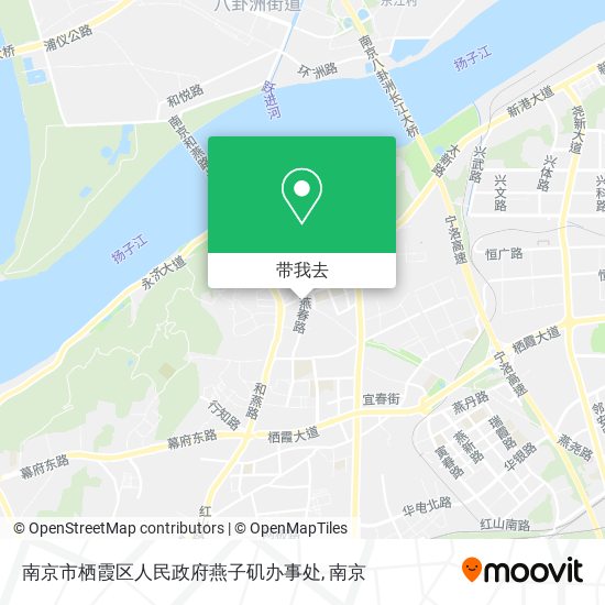 南京市栖霞区人民政府燕子矶办事处地图
