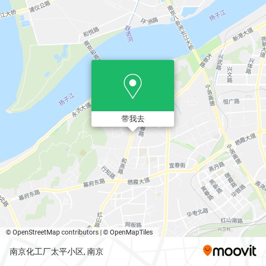 南京化工厂太平小区地图